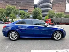 2022 Mercedes-Benz A-Class A 200 L, синий — фото 3