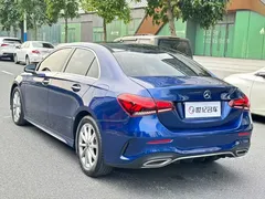 2022 Mercedes-Benz A-Class A 200 L, синий — фото 17
