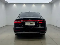 2021 Audi A8L 50 TFSI quattro, чёрный — фото 21