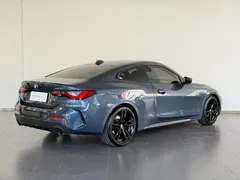 2021 BMW 4 Series 425i M, синий — фото 4