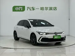 2021 Volkswagen Golf 280TSI DSG R-Line, белый — фото 3