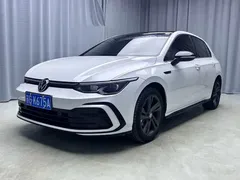 2023 Volkswagen Golf 280TSI DSG R-Line Lite, белый — фото 1