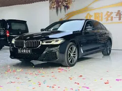 2022 BMW 5 Series 5 525Li M, чёрный — фото 1