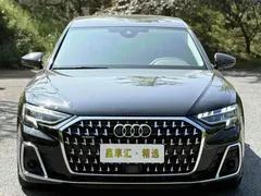 2024 Audi A8L 50 TFSI quattro, чёрный — фото 2