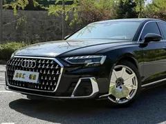 2024 Audi A8L 50 TFSI quattro, чёрный — фото 3