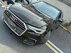 2020 Audi A6L 55 TFSI e quattro, чёрный — фото 2