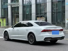 2022 Audi A7L A7 L 45 TFSI S-line, белый — фото 3