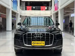 2023 Audi Q7 45 TFSI quattro S line, чёрный — фото 2