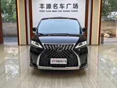 2020 Lexus LM 300h, чёрный — фото 2