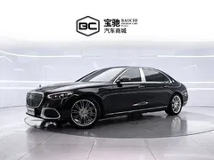2021 Mercedes-Benz Maybach S-Class S 480 4MATIC, чёрный — фото 1