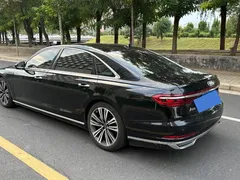 2019 Audi A8L 55 TFSI quattro, чёрный — фото 7