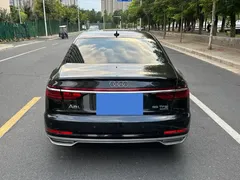 2019 Audi A8L 55 TFSI quattro, чёрный — фото 8