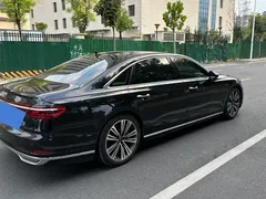 2019 Audi A8L 55 TFSI quattro, чёрный — фото 9