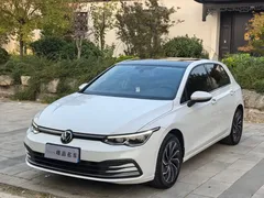 2021 Volkswagen Golf 280TSI DSG Pro, белый — фото 1