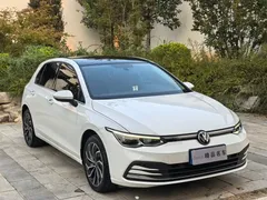 2021 Volkswagen Golf 280TSI DSG Pro, белый — фото 3