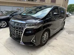2021 Toyota Alphard Hybrid 2.5L Premium, чёрный — фото 1