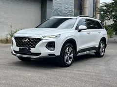 2020 Hyundai Santa Fe 380 TGDi AT 2WD GLS Luxury, белый — фото 1