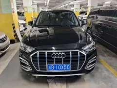 2021 Audi Q5L 40 TFSI, чёрный — фото 2
