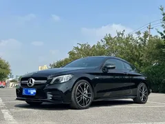 2023 Mercedes-Benz C-Class AMG C 43 4MATIC, чёрный — фото 1