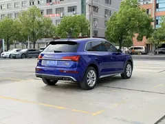 2021 Audi Q5L 45 TFSI, синий — фото 8