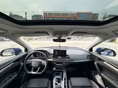 2021 Audi Q5L 45 TFSI, синий — фото 19