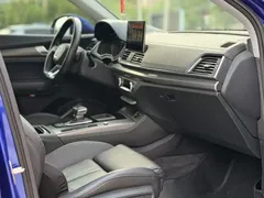 2021 Audi Q5L 45 TFSI, синий — фото 20
