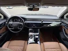2022 Audi A8L 50 TFSI quattro, чёрный — фото 6