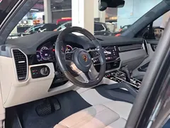 2022 Porsche Cayenne 3.0T Platinum, синий — фото 27