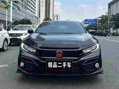 2021 Honda Civic HATCHBACK 220TURBO CVT, чёрный — фото 2
