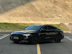 2021 Audi A7 40 TFSI, чёрный — фото 1