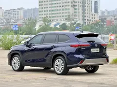 2022 Toyota Highlander Hybrid 2.5L 4WD Premium 7, синий — фото 5