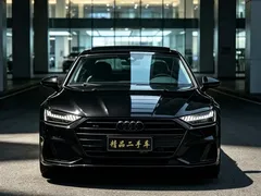 2021 Audi A7 40 TFSI, чёрный — фото 2
