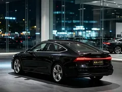 2021 Audi A7 40 TFSI, чёрный — фото 9