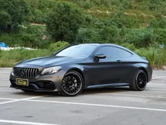 2021 Mercedes-Benz C-Class AMG C 63, чёрный — фото 1