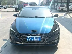 2021 Hyundai Elantra 1.5L CVT GLS Advanced, синий — фото 2