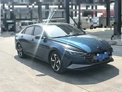 2021 Hyundai Elantra 1.5L CVT GLS Advanced, синий — фото 3
