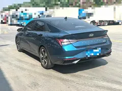 2021 Hyundai Elantra 1.5L CVT GLS Advanced, синий — фото 7
