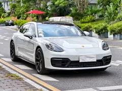 2021 Porsche Panamera 4 2.9T, белый — фото 3