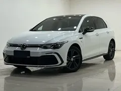 2021 Volkswagen Golf 280TSI DSG R-Line, белый — фото 1