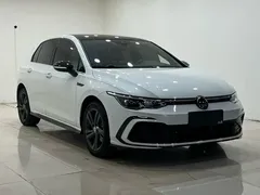 2021 Volkswagen Golf 280TSI DSG R-Line, белый — фото 3