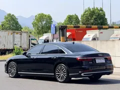 2024 Audi A8L 55 TFSI quattro Flagship, чёрный — фото 4