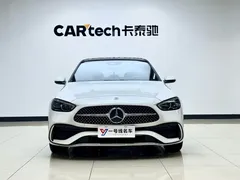 2022 Mercedes-Benz C-Class C 260 L Sport, белый — фото 1