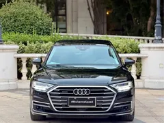 2021 Audi A8L 55 TFSI quattro, чёрный — фото 2