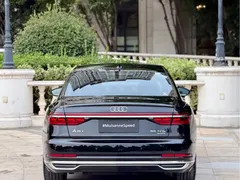 2021 Audi A8L 55 TFSI quattro, чёрный — фото 4
