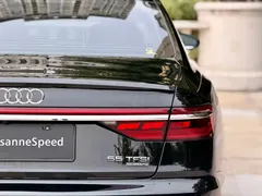 2021 Audi A8L 55 TFSI quattro, чёрный — фото 5