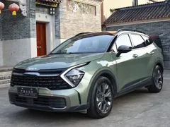 2023 Kia Sportage 2.0L HEV 2WD Flagship, зелёный — фото 1