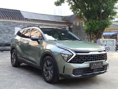 2023 Kia Sportage 2.0L HEV 2WD Flagship, зелёный — фото 3