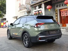 2023 Kia Sportage 2.0L HEV 2WD Flagship, зелёный — фото 9
