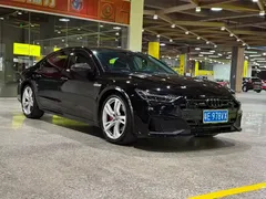 2022 Audi A7L A7 L 45 TFSI quattro S-line, чёрный — фото 3