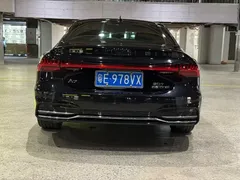 2022 Audi A7L A7 L 45 TFSI quattro S-line, чёрный — фото 8